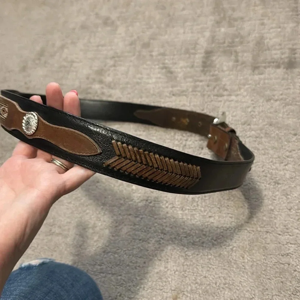 Nocona Belt Co Genuine Leather Belt, size 44. - Picture 7 of 10